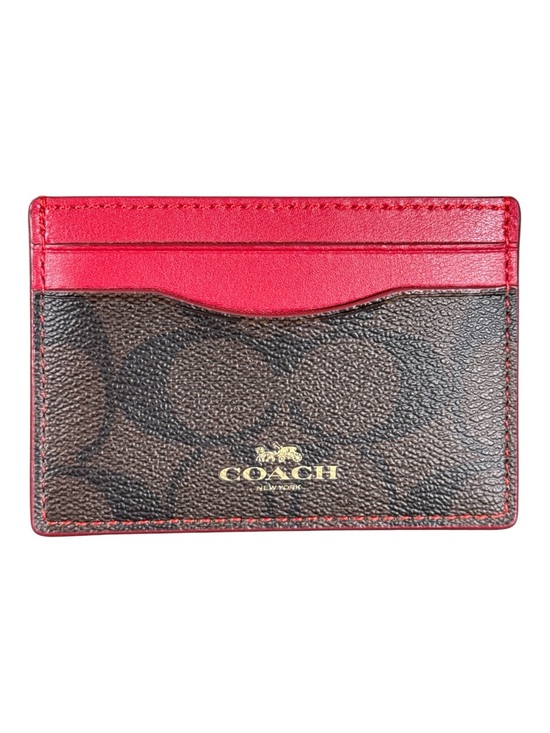 Coach Accessories - COACH Slim ID Card Case in Signature Canvas